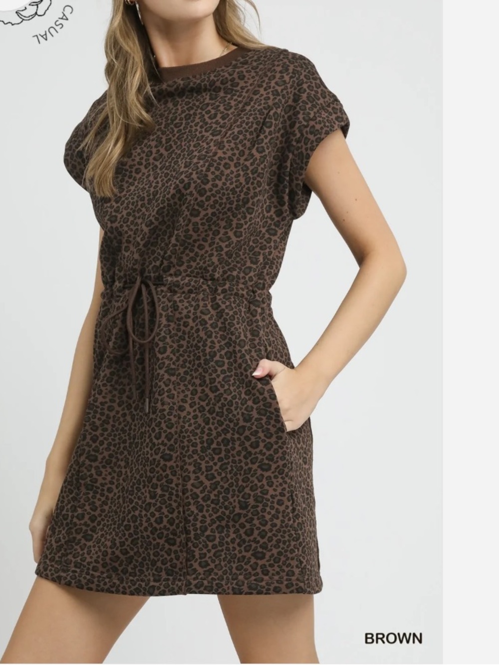 UMGEE Jolie Leopard Print Dress Plus Size 2XL animal boutique